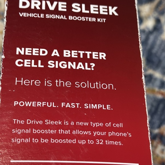 NWT weBoost Drive Sleek Vehicle Signal Booster (black) Kit CAR TRUCK VAN SUV - Picture 15 of 17